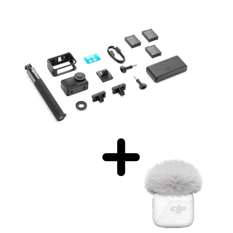 DJI Action 4 Adventure Combo + DJI Mic Mini Transmitter