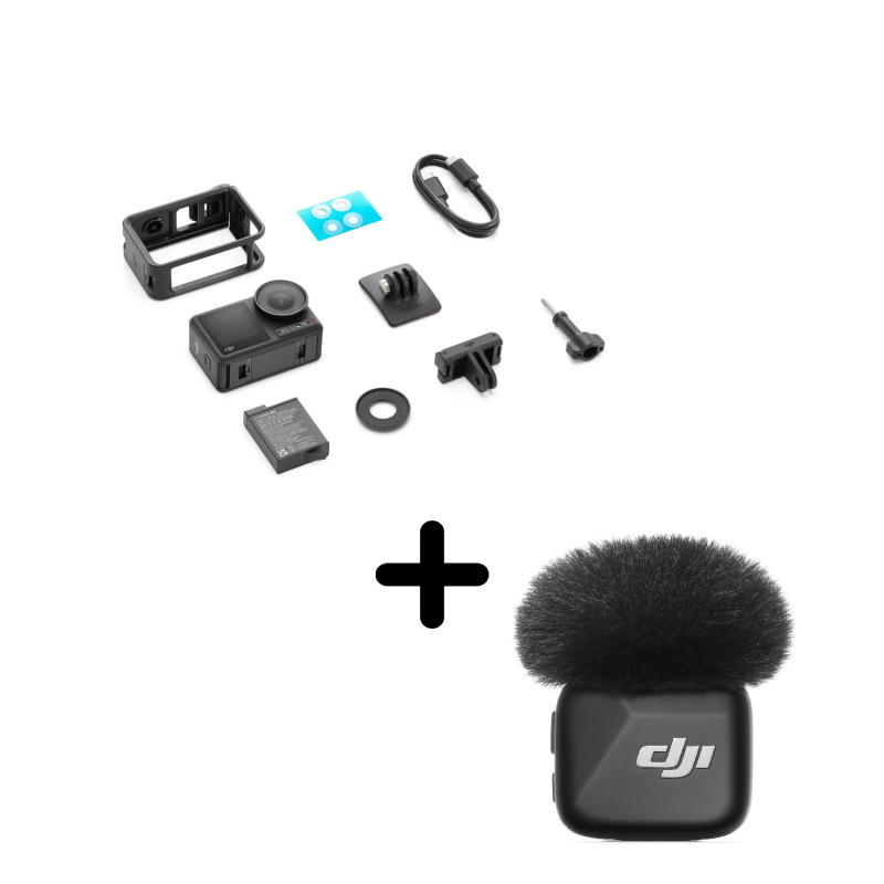 DJI Action 4 Adventure Combo + DJI Mic Mini Transmitter