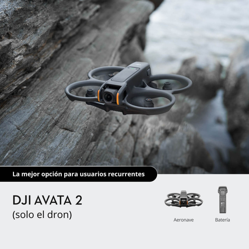 DJI Avata 2 (Drone Only - Sin Control) (Refurbished by DJI )