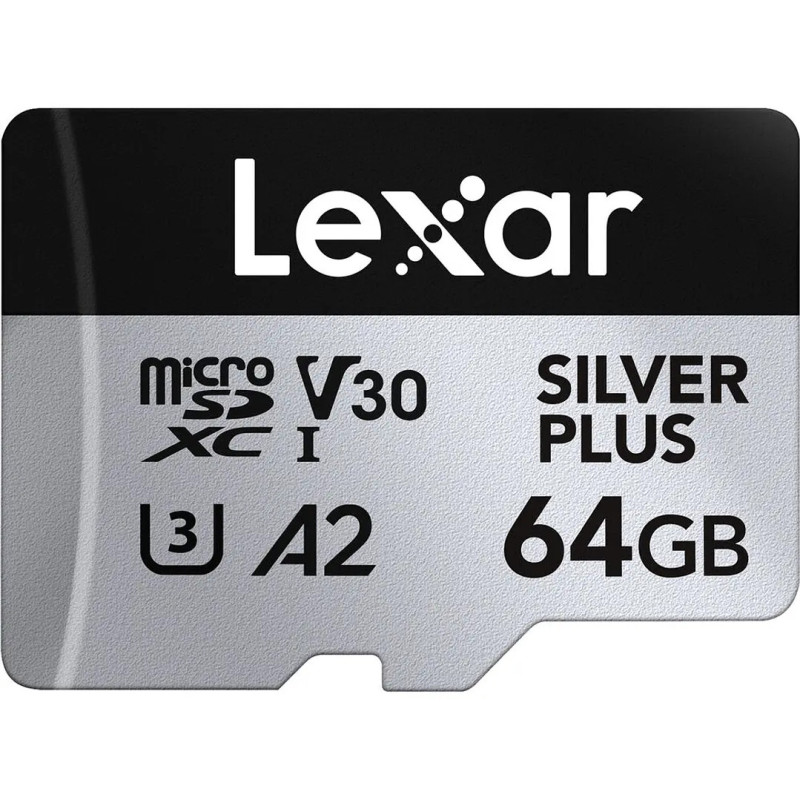 Micro SD Lexar Professional SILVER PLUS 64GB