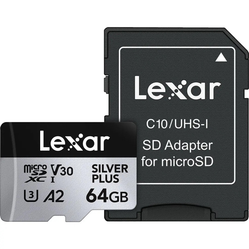 Micro SD Lexar Professional SILVER PLUS 64GB