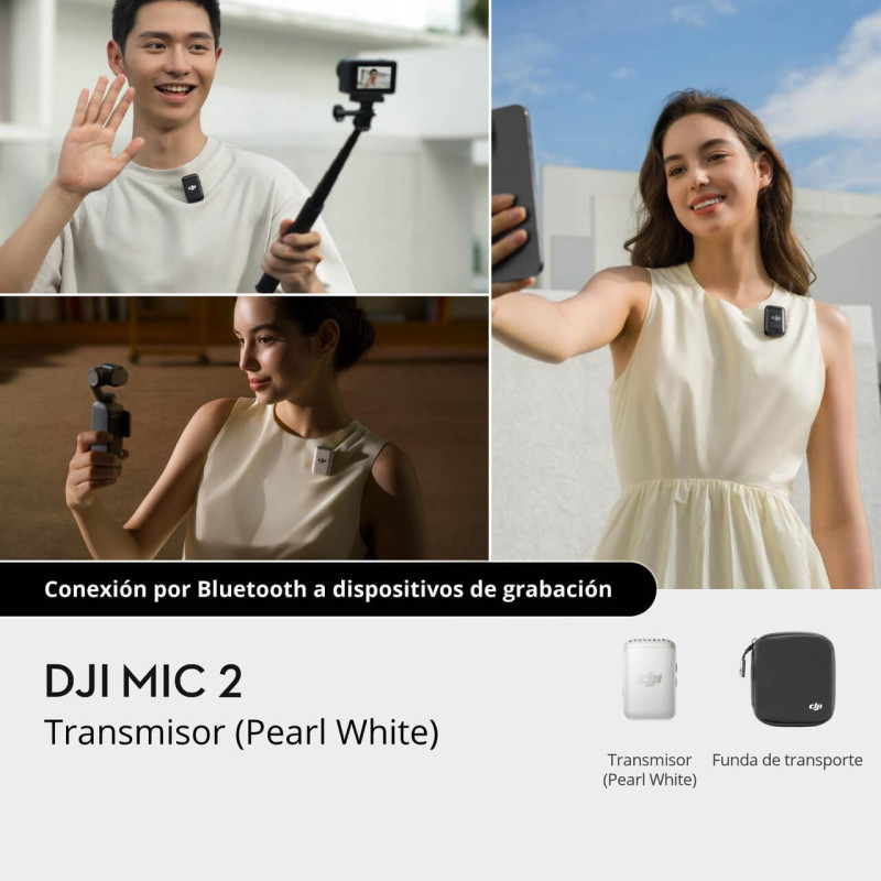 DJI Mic 2 Transmitter (Pearl White)