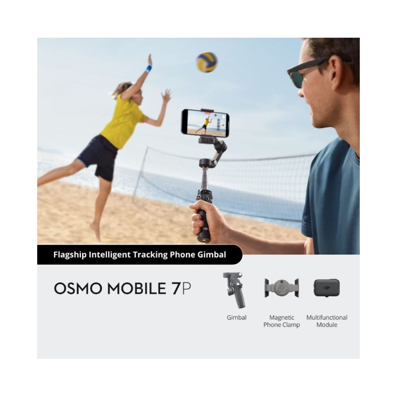 DJI Osmo Mobile 7P | Estabilizador de teléfonos con seguimiento inteligente