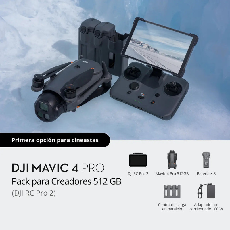 DJI Mavic 4 Pro 512GB Creator Combo(DJI RC Pro 2)