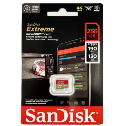 SanDisk Extreme micro SDXC UHS-I CARD - 256GB